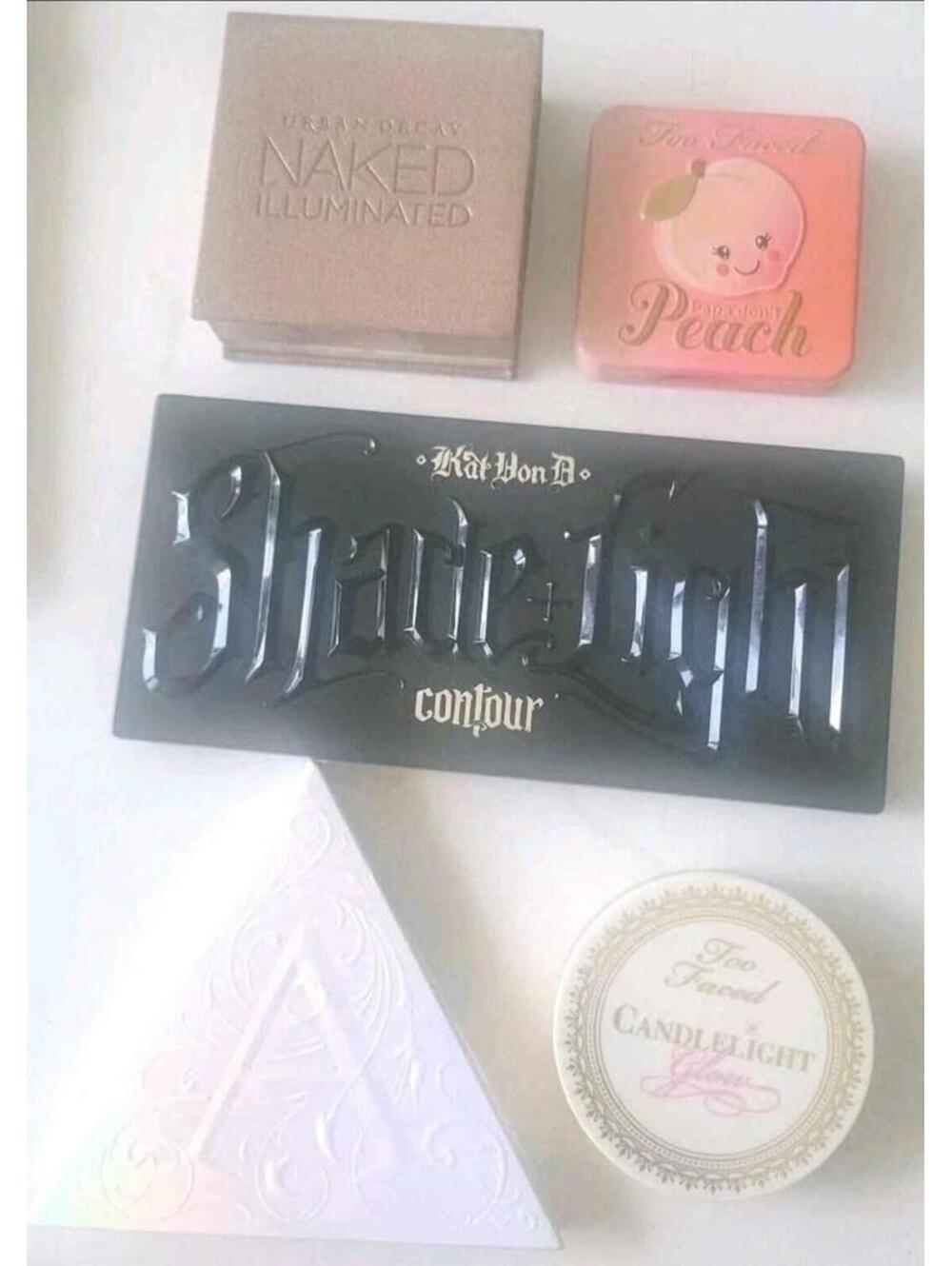 Sephora HighEnd Makeup Bundle Too Faced Urban Decay Kat Von 5 Full Size Palettes